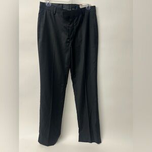 Calvin Klein Men's 30W X 30L Classic Black Dress Pants